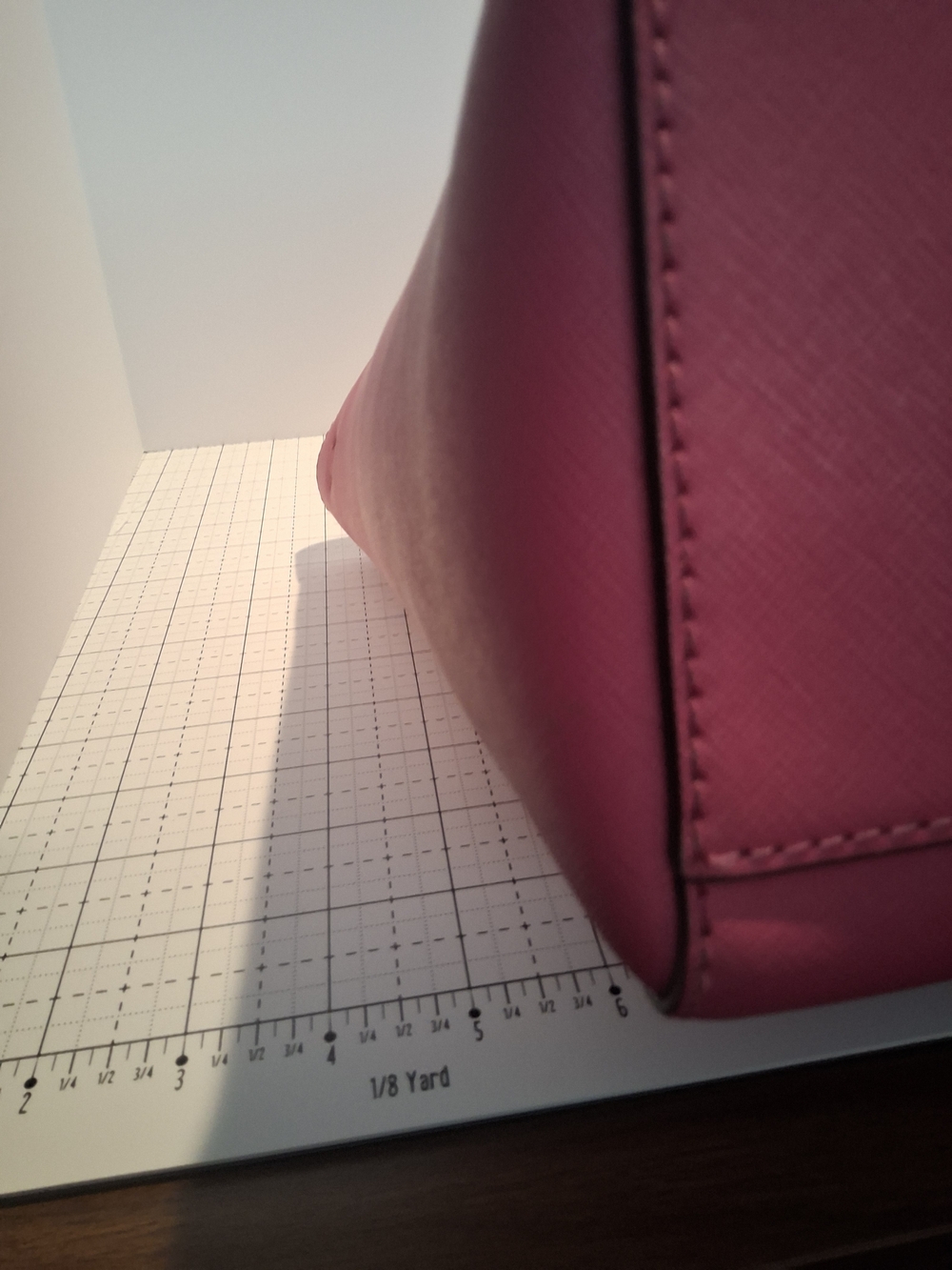 Michael Kors Pink Saffiano Leather Tote Bag - Picture 14 of 16